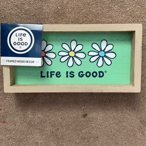Life is Good wall decor